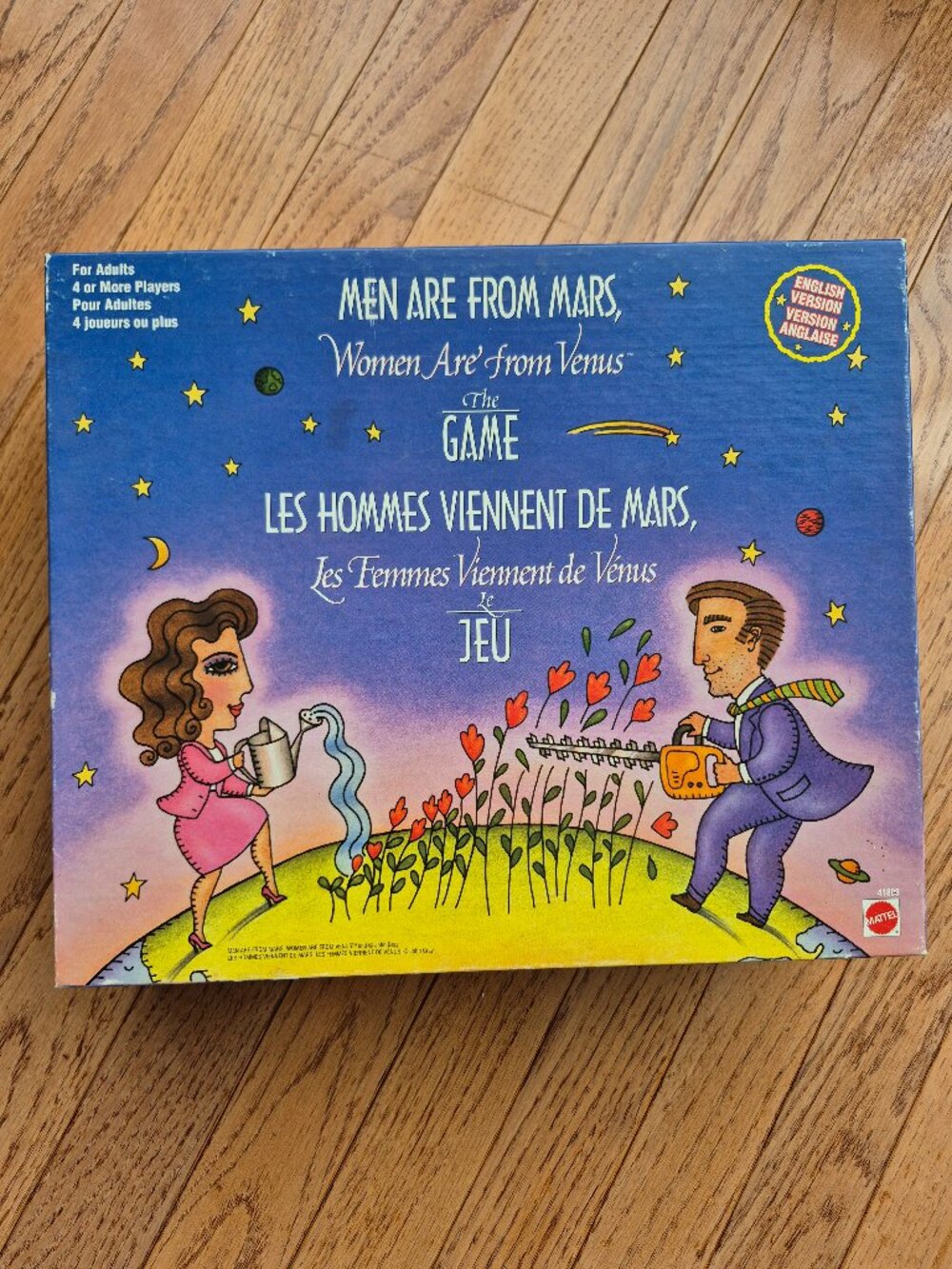 Men Are From Mars Women Are From Venus Board Game Mattel